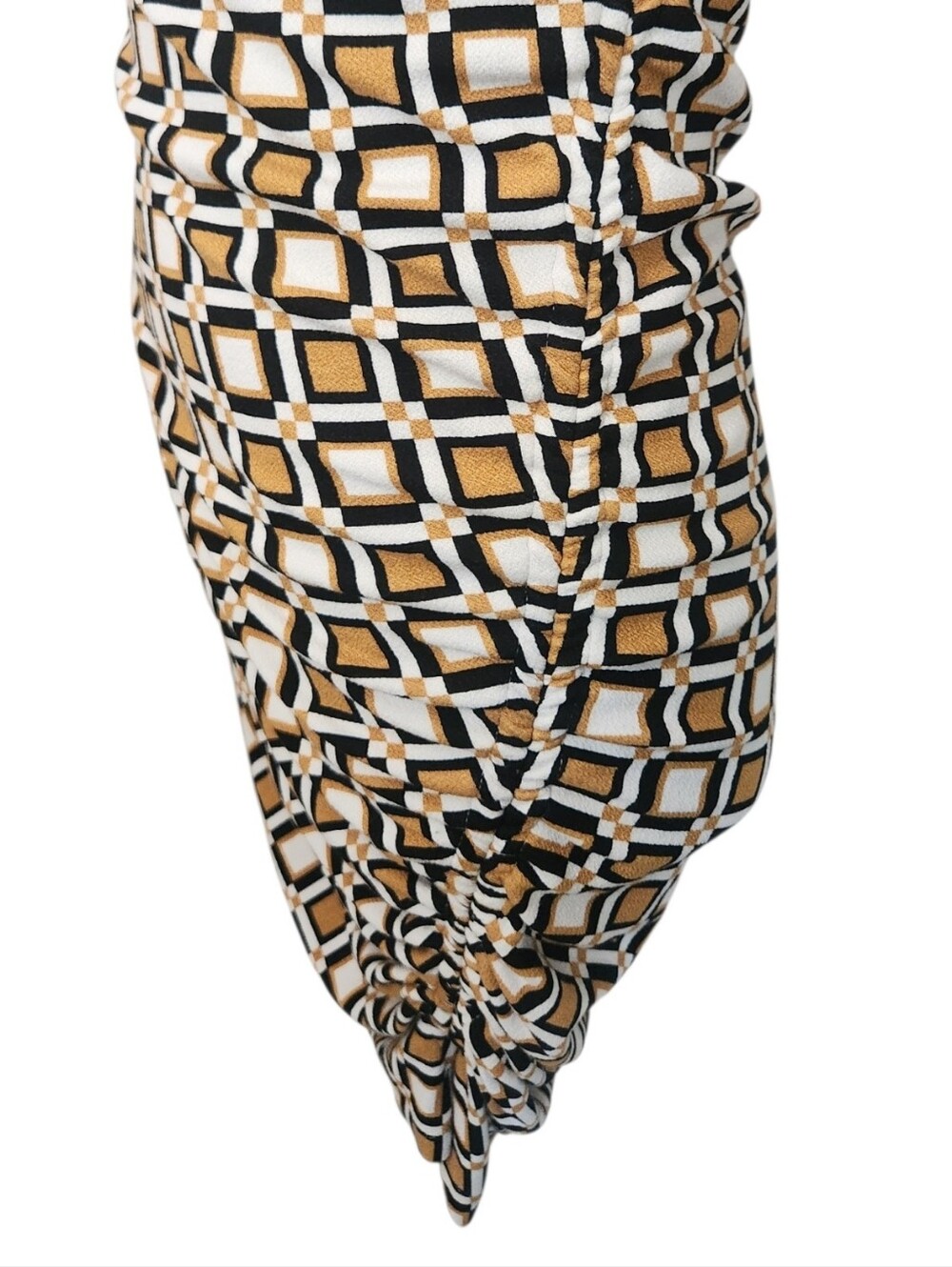 ANTHROPOLOGIE Maya Cowl Neck Geometric Print Pencil Dress - Size M - Picture 8 of 16